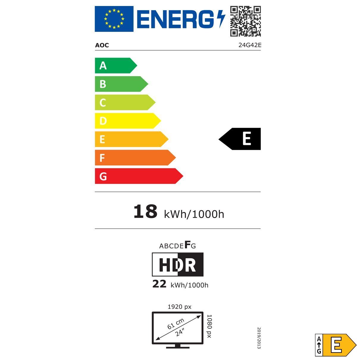 Écran AOC 24G42E Full HD 24"