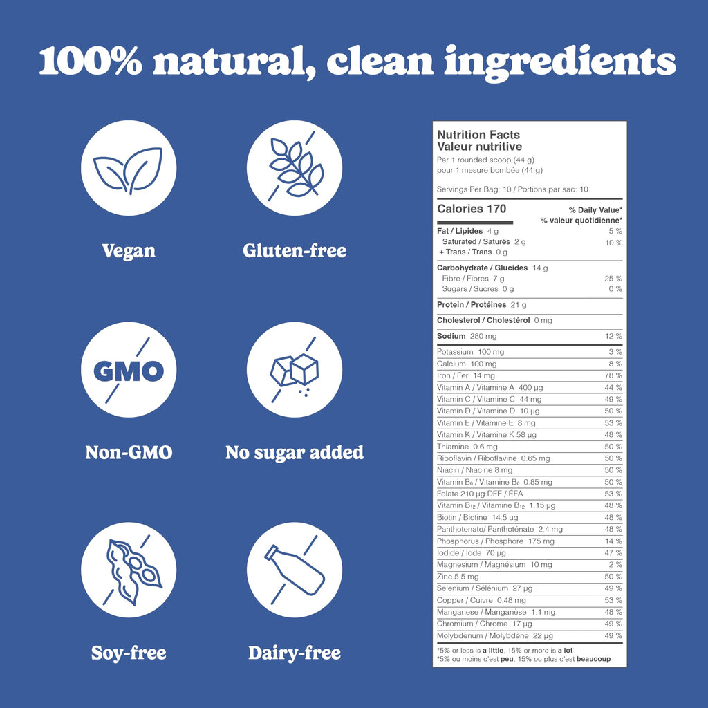 Good Protein - Cookies & Cream - Vegan Plant-Based Protein Powder - 880g