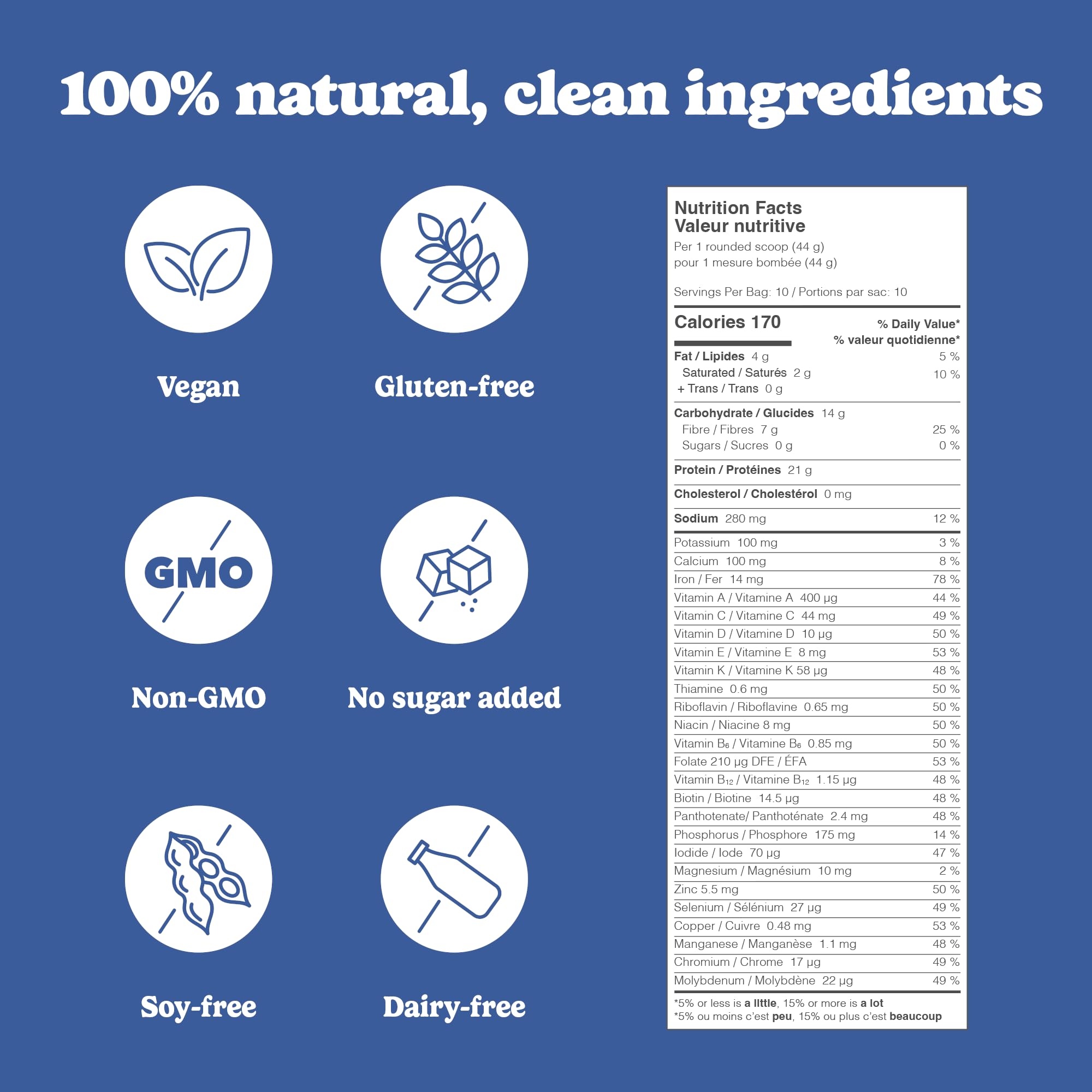 Good Protein - Cookies & Cream - Vegan Plant-Based Protein Powder - 880g