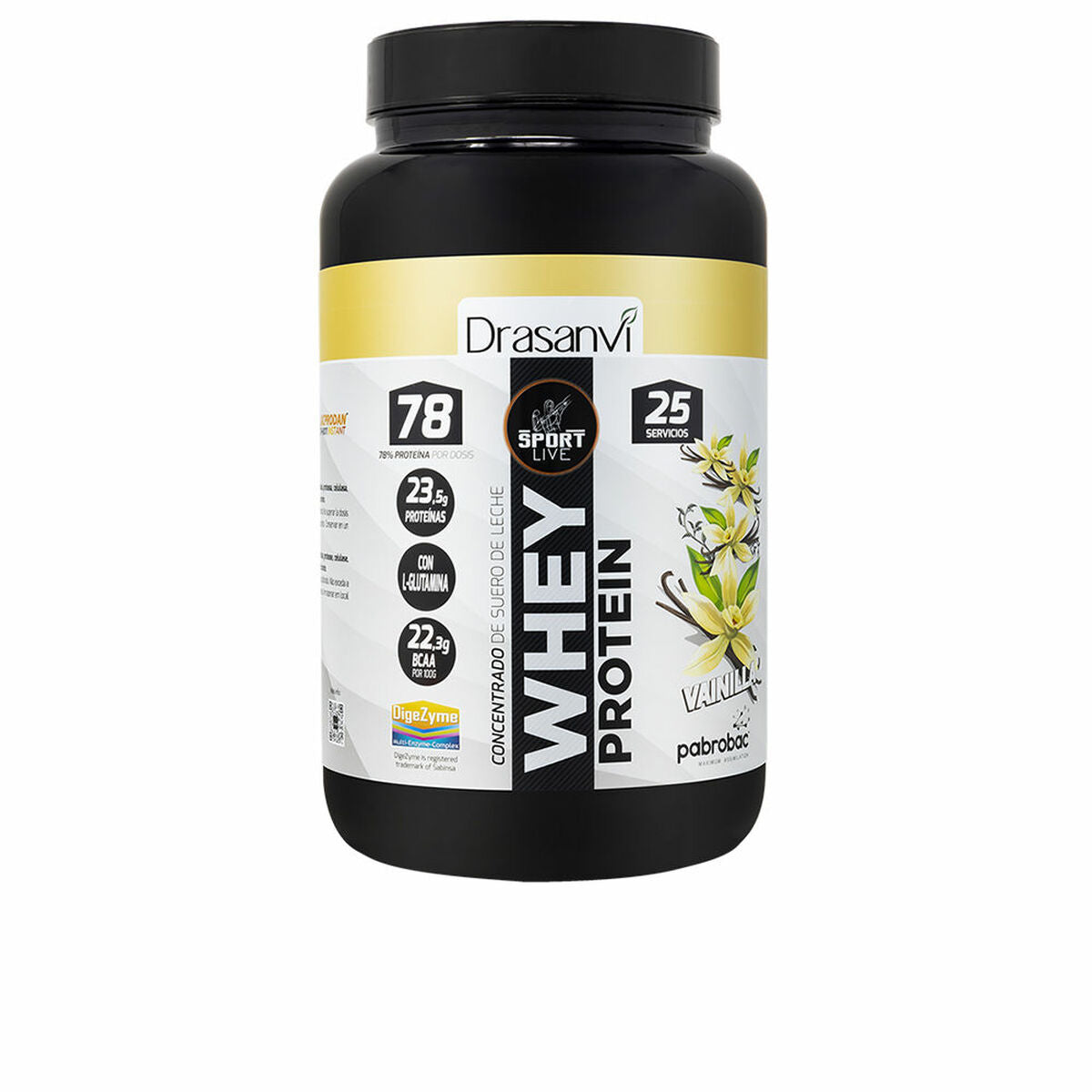 Protein content Drasanvi Whey Protein 750 g Vanilla