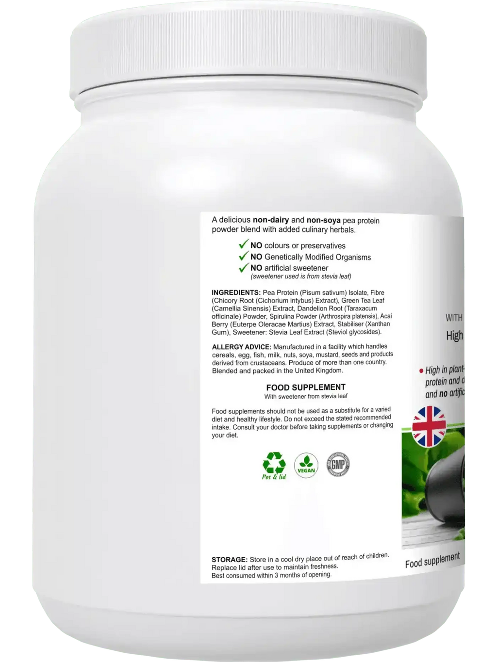 PeaPro - High Protein Vegan Pea Protein Powder