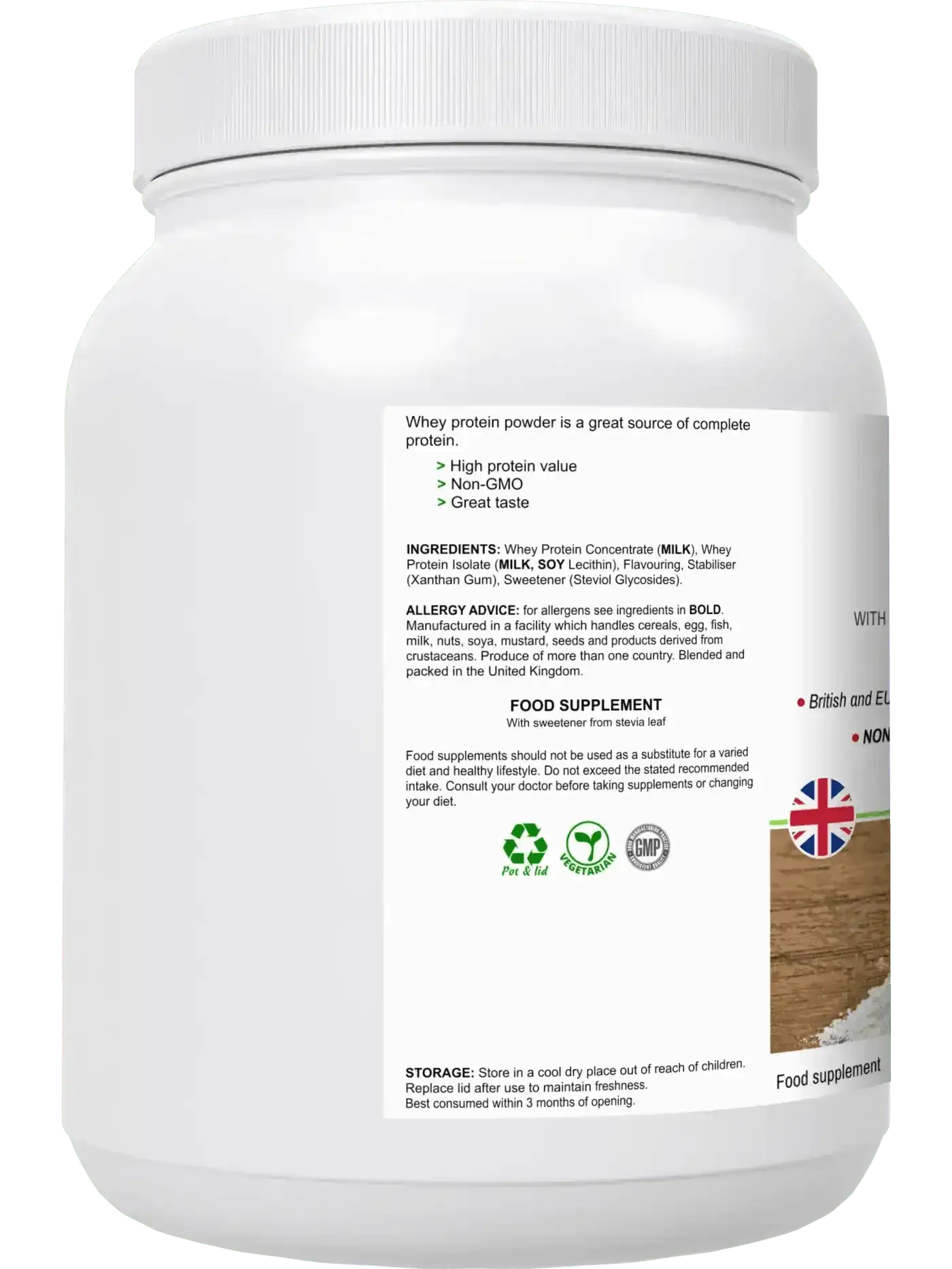 WheyPro Vanilla - Whey Protein Powder